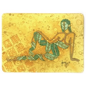 Waliullah, 2.5 x 3.5 Inch, Goauche on Wasli Card, Figurative Painting, AC-WAL-035